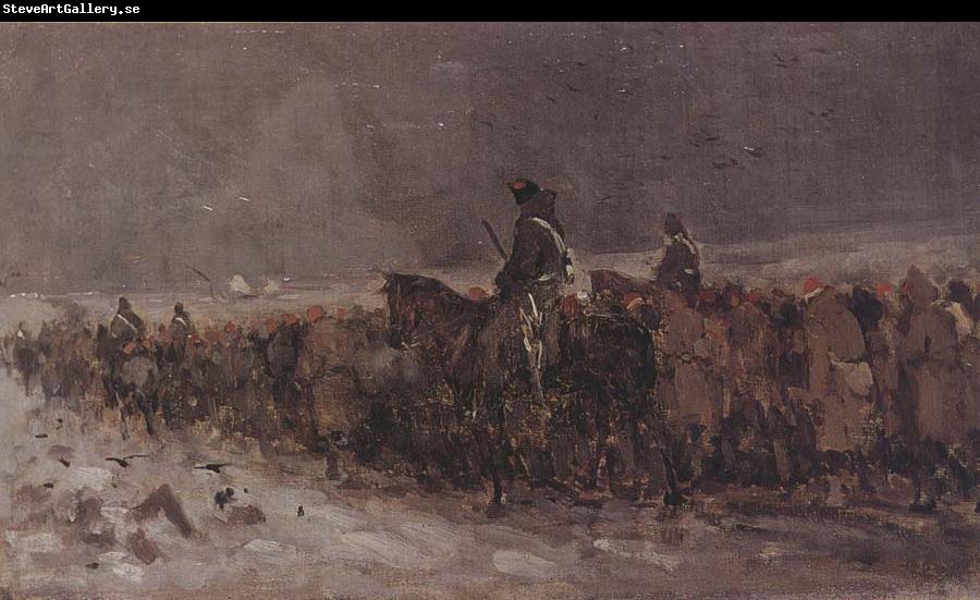 Nicolae Grigorescu Convoy of Turkish Prisoners